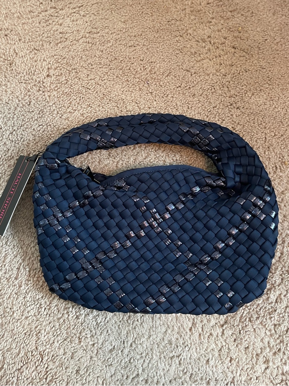 NWT woven hobo bag